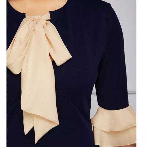 Vintage Inspired Ruffle Dress - Picture 2 of 5